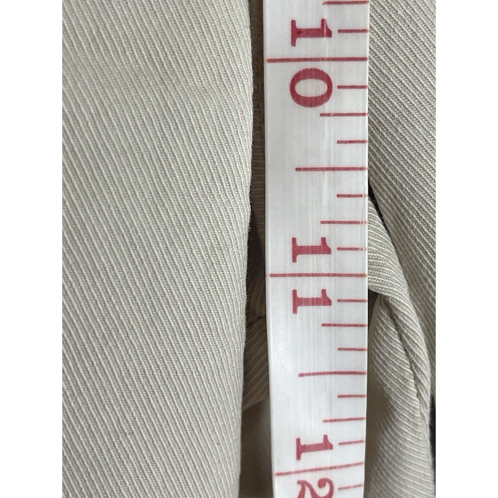 FRANK & EILEEN‎ Blackrock Utility Pants Khaki Italian Fabric Size 10 - Picture 15 of 16